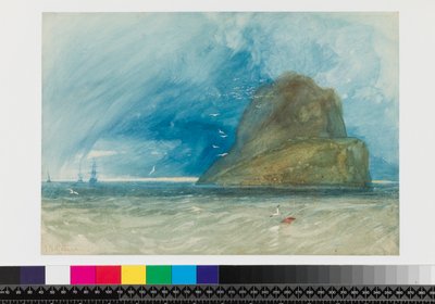 La Roca Bass, Escocia, c.1833-35 de John Sell Cotman